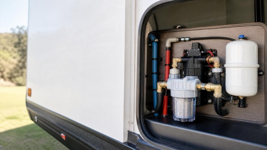 Caravan Water Pump Hub
