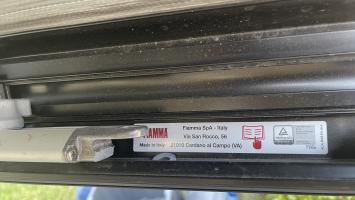 Photo by Wayne From NSW. Feb 2024 - Left Leg Top & Plastic Rivet - Suits Fiamma F45s / F65s / F80s Awnings