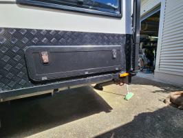 Photo by Michael From NSW. Feb 2024 - Coast RV Access Door 5 - Black / 228 x 893mm Cut-Out