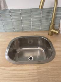 Photo by Mark From SA. Feb 2024 - Stainless Steel Sink / Basin - 355 x 305 x 145mm / 35mm Waste Hole