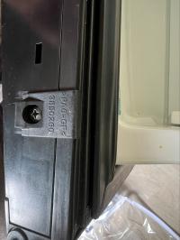 Photo by Nick From NSW. Mar 2024 - Door Lock Plate - Black - Suits Dometic RM2350 Fridges