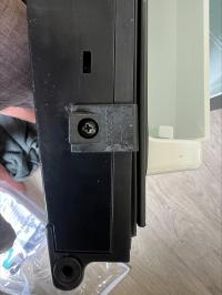 Photo by Nick From NSW. Mar 2024 - Door Lock Plate - Black - Suits Dometic RM2350 Fridges