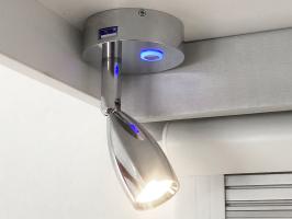 Photo by Peter From TAS. Mar 2024 - Relaxn Bullet LED Reading Light with USB - Chrome / 10-30V / 650lm / Warm White / Dimmable