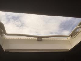 Photo by Paul From SA. Mar 2024 - Locking Push Button - Off-White - Suits Dometic Midi Heki Skylights
