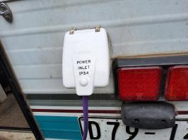 Photo by John From VIC. Mar 2024 - Clipsal Power Inlet Replacement Flap - Suits Pre-2006 15A Models
