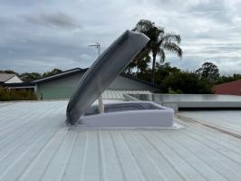 Photo by Greg. Mar 2024 - Aussie Traveller Skylight with Blind & LED - 400 x 400mm Cut-Out