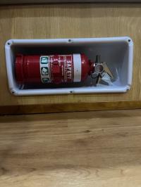 Photo by David. Mar 2024 - Fire Extinguisher Holder - 3mm ABS - White