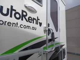 Photo by Wayne From TAS. Mar 2024 - Upper Cover - White - Suits Fiamma Security 31 / Security 46 / Security S Door Handles