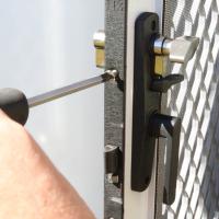 Photo by Rickey. Apr 2024 - Door Handle - Left-Hand Hinge / Viewed from Outside - Suits Original-Style Aussie Traveller Caravan Doors