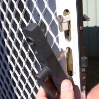 Photo by Rickey. Apr 2024 - Door Handle - Left-Hand Hinge / Viewed from Outside - Suits Original-Style Aussie Traveller Caravan Doors