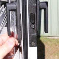 Photo by Rickey. Apr 2024 - Door Handle - Left-Hand Hinge / Viewed from Outside - Suits Original-Style Aussie Traveller Caravan Doors