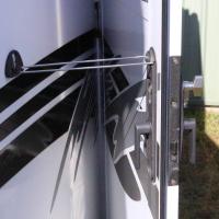 Photo by Rickey. Apr 2024 - Door Handle - Left-Hand Hinge / Viewed from Outside - Suits Original-Style Aussie Traveller Caravan Doors