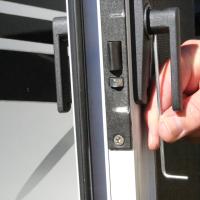 Photo by Rickey. Apr 2024 - Door Handle - Left-Hand Hinge / Viewed from Outside - Suits Original-Style Aussie Traveller Caravan Doors