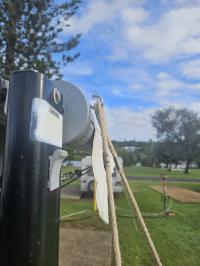 Photo by Ron From NSW. Apr 2024 - Awning Rope Clips - Stainless Steel - 2 Pack - Suits Carefree, Dometic A&E & Aussie Traveller Roll-Out Awnings