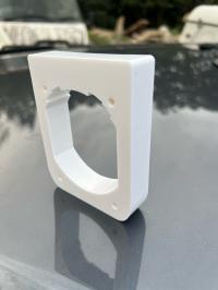 Photo by Allan From QLD. Apr 2024 - Transco PowerRun Power Inlet / Outlet Backing Plate - 20mm - White