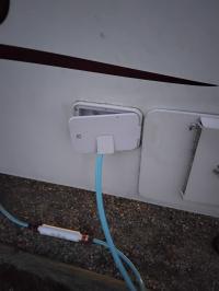 Photo by Warren From NSW. May 2024 - Replacement Door Kit - White / 210 x 135mm / Lock & Key - Suits Jayco Triple Water Fillers