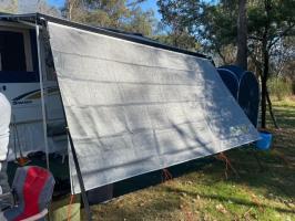 Photo by Rodney From NSW. May 2024 - Coast Sun Screen - 3350 x 1800mm - Pegs & Ropes Included - Suits 3.5m Box Awnings