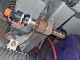 Photo by Lee From WA. May 2024 - John Guest Mains Water Pressure Limiting Valve - 350kPa - 1/2 inch Female BSP Inlet / 12mm Push-On Outlet