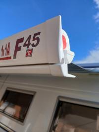 Photo by John From TAS. May 2024 - Right-Hand Lead Bar End Cap - Suits Fiamma F45 Ti Awnings