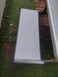 Photo by Stephen From NSW. May 2024 - Footboard Covers - Grey / Left & Right Pair - Suits Tecno / Nuova Mapa Steps