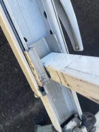 Damaged part has been stretched and no longer glides along the track efficiently.. May 2024 - Awning Brace Slider & Rivet - Suits Carefree Fiesta Awnings