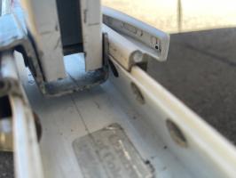 Damaged part has been stretched and no longer glides along the track efficiently.. May 2024 - Awning Brace Slider & Rivet - Suits Carefree Fiesta Awnings