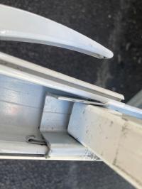 Damaged part has been stretched and no longer glides along the track efficiently.. May 2024 - Awning Brace Slider & Rivet - Suits Carefree Fiesta Awnings