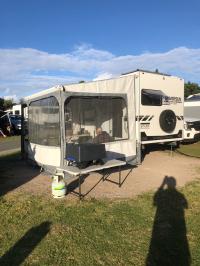 Photo by William From QLD. May 2024 - Fiamma Privacy Room 300 Base Kit - Medium / 2.25-2.5m Mounting Height - Suits 3m F45 Awnings