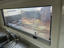 Photo by Nigel From WA. May 2024 - Internal Frame with Blind & Flyscreen - 1450mm W x 550mm H - Suits MobiCool CHAL Alloy-Frame Windows