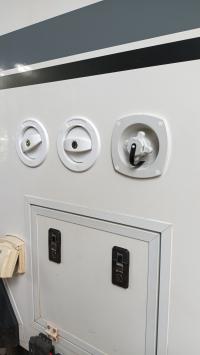 Photo by Damien From QLD. May 2024 - Lockable Water Filler - White / 25mm Outlet / 10mm Breather