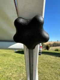 Photo by Jean From NSW. May 2024 - Awning Locking Knob - Black / Aftermarket / Each - Suits Carefree Fiesta, Spirit FX & Simplicity Awnings