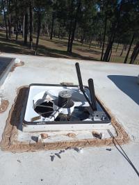 Photo by David. May 2024 - Lid Assembly - White - Suits MaxxFan 4000KI, 4500KI & 4550KI Roof Vents