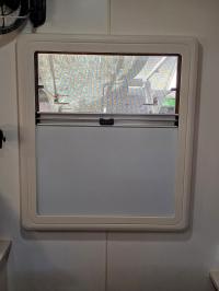 Photo by Gary From NSW. Jun 2024 - Internal Frame with Blind & Flyscreen - 700mm W x 800mm H - Suits MobiCool CHAL Alloy-Frame Windows