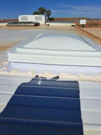 Photo by Dennis From QLD. Jun 2024 - OZvent 12V Roof Hatch - White Lid / 355 x 355mm Cut-Out