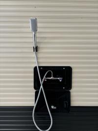 Photo by Tyler From NSW. Jun 2024 - RV Flomaster Recessed External Shower Set - Black