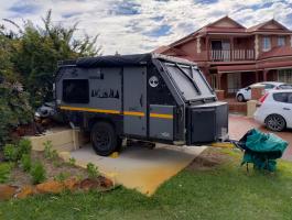 Photo by Patrick From WA. Jul 2024 - Aussie Traveller EuroVision2 Window with Slimline Blind & Flyscreen - Black Frame / 550mm H x 900mm W