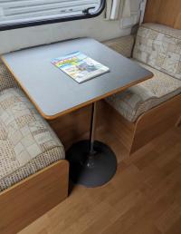 Photo by Darren From NSW. Jul 2024 - Wineglass Pedestal Table Leg - Grey / 700mm - Complete