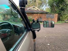 Photo by Sylvia Rosalie From NSW. Jul 2024 - Camec Clip-On Flat Towing Mirror - Single