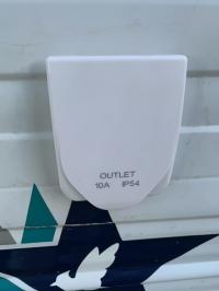 Photo by Sue From QLD. Jul 2024 - Transco PowerRun Caravan Power Outlet - 240V / 10A - IP54 - White