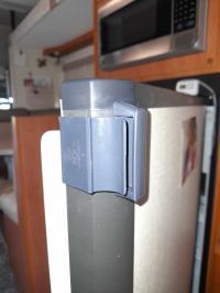 Photo by David From ACT. Aug 2024 - Door Handle - Black - Suits Dometic RM2453 / RM2553 / RM2555 / RM4606 Fridges