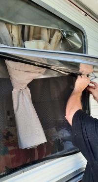 Photo by Christine From QLD. Aug 2024 - Midge Screen - Rounded Bottom Corners - Suits 508mm H x 1175mm W Camec Australite Windows