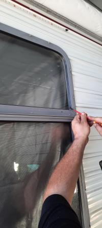 Photo by Christine From QLD. Aug 2024 - Midge Screen - Rounded Bottom Corners - Suits 508mm H x 1175mm W Camec Australite Windows