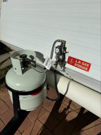 Photo by Dylan From WA. Aug 2024 - Bromic Two-Stage RV Gas Regulator Kit - LCC27 - Single Cylinder - 450mm Pigtail - 3/8 inch SAE Test Point