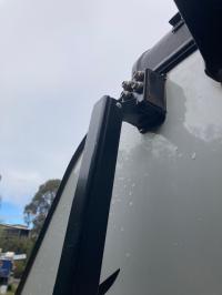 Photo by Phil From QLD. Aug 2024 - Top Bracket Kit - Black - Suits Lippert Solera Classic Manual Awnings