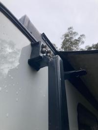 Photo by Phil From QLD. Aug 2024 - Top Bracket Kit - Black - Suits Lippert Solera Classic Manual Awnings