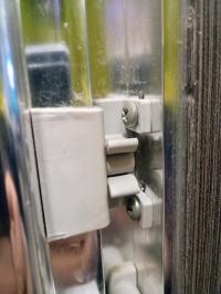 Photo by Eberhard From VIC. Aug 2024 - Shower Door Pivot Catch - Grey / 9mm - Suits Jayco Showers