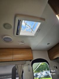 Photo by David From NSW. Aug 2024 - Internal Frame with Blind & Flyscreen - White - Suits Dometic & Seitz Mini Heki Roof Hatches
