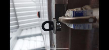 Photo by Jeff From VIC. Sep 2024 - Door Latch Assembly - Black - Suits Suburban Tank Hot Water System Doors