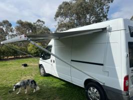 Photo by Andre. Sep 2024 - Fiamma F45 Awning Mounting Bracket Kit - Suits Ford Transit H2 Vans (1987-2014), Ford Transit H3 Vans (2015 Onwards) & Mercedes-Benz Sprinter / VW Crafter H3 Vans (Up to 2006)
