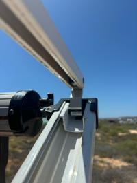 Photo by Luke From WA. Oct 2024 - Elbow Slider Kit - White - Suits Lippert Solera Classic Manual Awnings